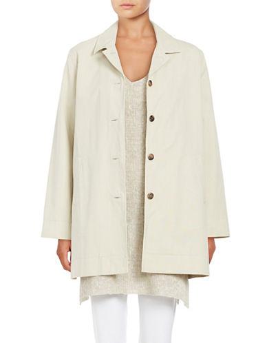 Eileen Fisher Classic Collar Long Jacket