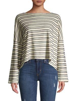 Vintage Havana Button-back Boxy Crop Top