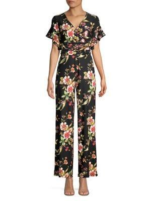 Rachel Rachel Roy Floral V-neck Jumpsuit