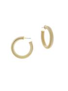 Etienne Aigner Horn & Bone Hoop Earrings