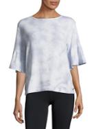 Calvin Klein Performance Dyed Bell Sleeve Top