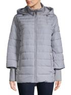 Kenneth Cole New York Quilted Hooded Jacket