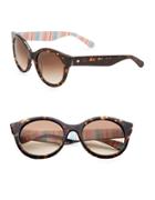 Kate Spade New York Melly 53mm Round Sunglasses
