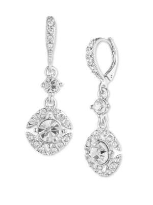Givenchy Faceted Crystal-embellished Drop Earrings