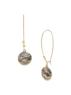 Robert Lee Morris Soho Multicolored Disc Drop Earrings