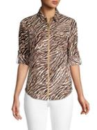 Michael Michael Kors Safari Animal-print Shirt