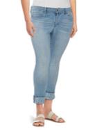 Jessica Simpson Plus Forever Rolled Embellished Jeans