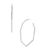 Kenneth Cole New York Under Construction Geometric Shell Drop Earrings