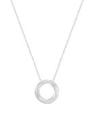 Swarovski Hilt Crystal Round Pendant Necklace