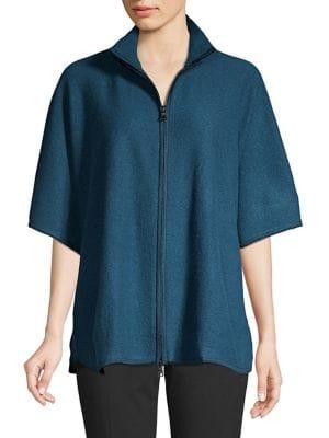 Anne Klein Front-zip Top