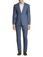 Calvin Klein Bird's Eye Wool Blend Suit