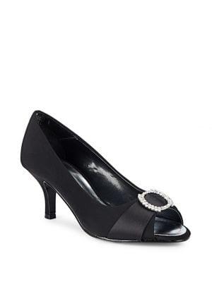 Caparros Nohr Satin Peep-toe Heels