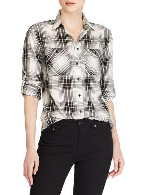 Lauren Ralph Lauren Plaid Button-down Shirt
