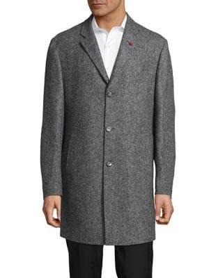 Tailored Wool-cashmere Car Coat