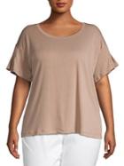 Lord & Taylor Plus Classic Short-sleeve Top