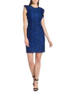 Tommy Hilfiger Paisley Flutter-sleeve Sheath Dress