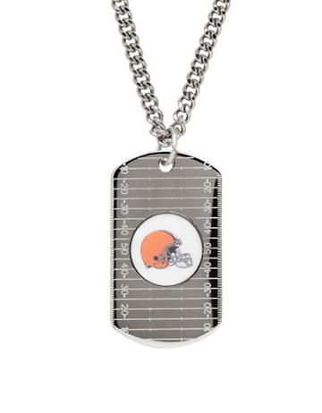 Dolan Bullock Nfl Cleveland Browns Sterling Silver Pendant Chain