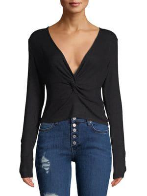 Free People Twist-front Top