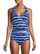 Tommy Bahama Tidestripe Tie-dyed Tankini Top
