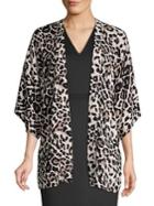 Dorothy Perkins Leopard-print Open-front Kimono