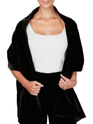 Alex Evenings Velvet Rectangle Shawl