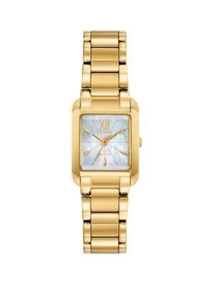 Citizen Bianca Goldtone Stainless Steel & Mother-of-pearl Bracelet Watch