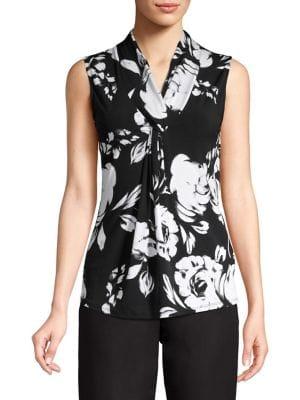 Republic Floral Twist-front Top