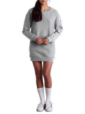 Champion Reverse Weave Long Sleeve Crewneck Dress