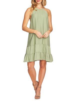 Cece Sleeveless Halterneck Dress