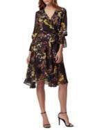 Tahari Arthur S. Levine Chiffon Floral Fit-&-flare Dress