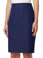 Tahari Arthur S. Levine Denim Skirt