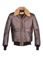 Schott Nyc Leather Bomber Jacket