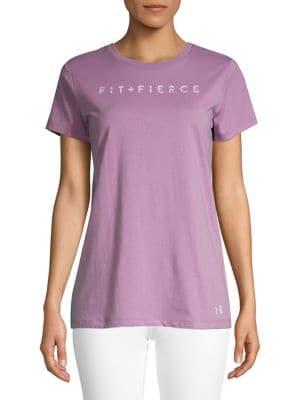 Under Armour Fit + Fierce Graphic Cotton Blend Tee