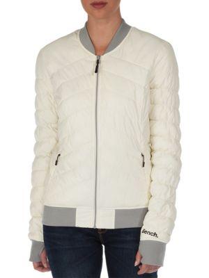 Bench. Puffer Thumb-hole Bomber Jacket