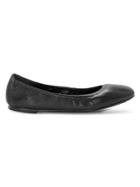 Vince Camuto Brindin Square-toe Leather Ballet Flats