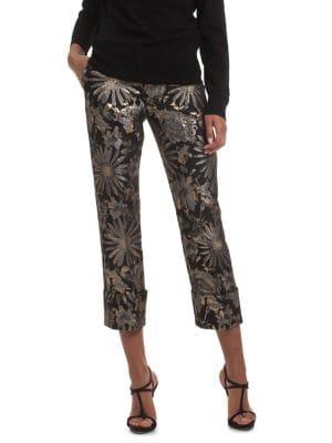 Trina Turk Cocktail Soiree Banshee Floral Pants