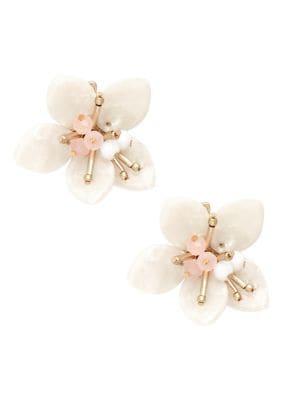 Design Lab Flower Stud Earrings