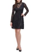 Guess Burnout Embroidered Lace Dress