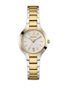 Bulova Ladies' Classic Two Tone Gold Watch- 98l217