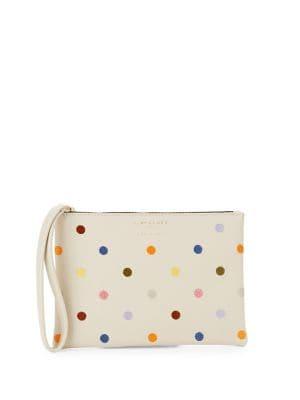 Kurt Geiger London Polka Dot Wristlet