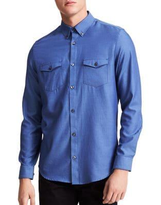 Calvin Klein Herringbone Utility Shirt