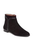 Louise Et Cie Zakiria Piped Leather And Suede Ankle Boots