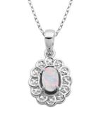 Lord & Taylor October Birthstone Sterling Silver Necklace