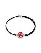 Alex And Ani Kindred Cord Washington Nationals Charm Sterling Silver Bracelet