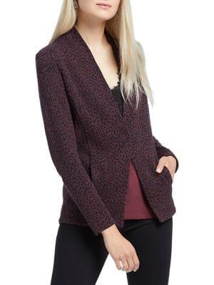 Nic+zoe Vintage Animal-print Jacket