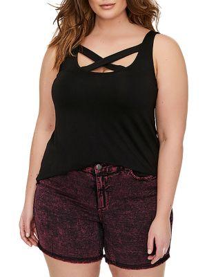 Addition Elle Love And Legend Plus Crisscross Swing Camisole