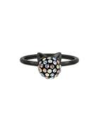 Karl Lagerfeld Choupette Crystal Multicolored Ring