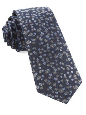 The Tie Bar Free Fall Floral Silk Tie