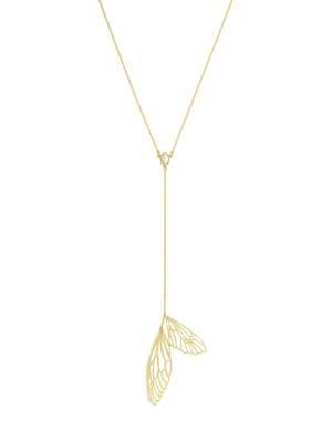 Jessica Simpson Faux Pearl Y-necklace