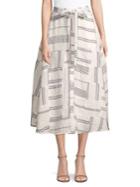 Polo Ralph Lauren Patchwork Linen Skirt
